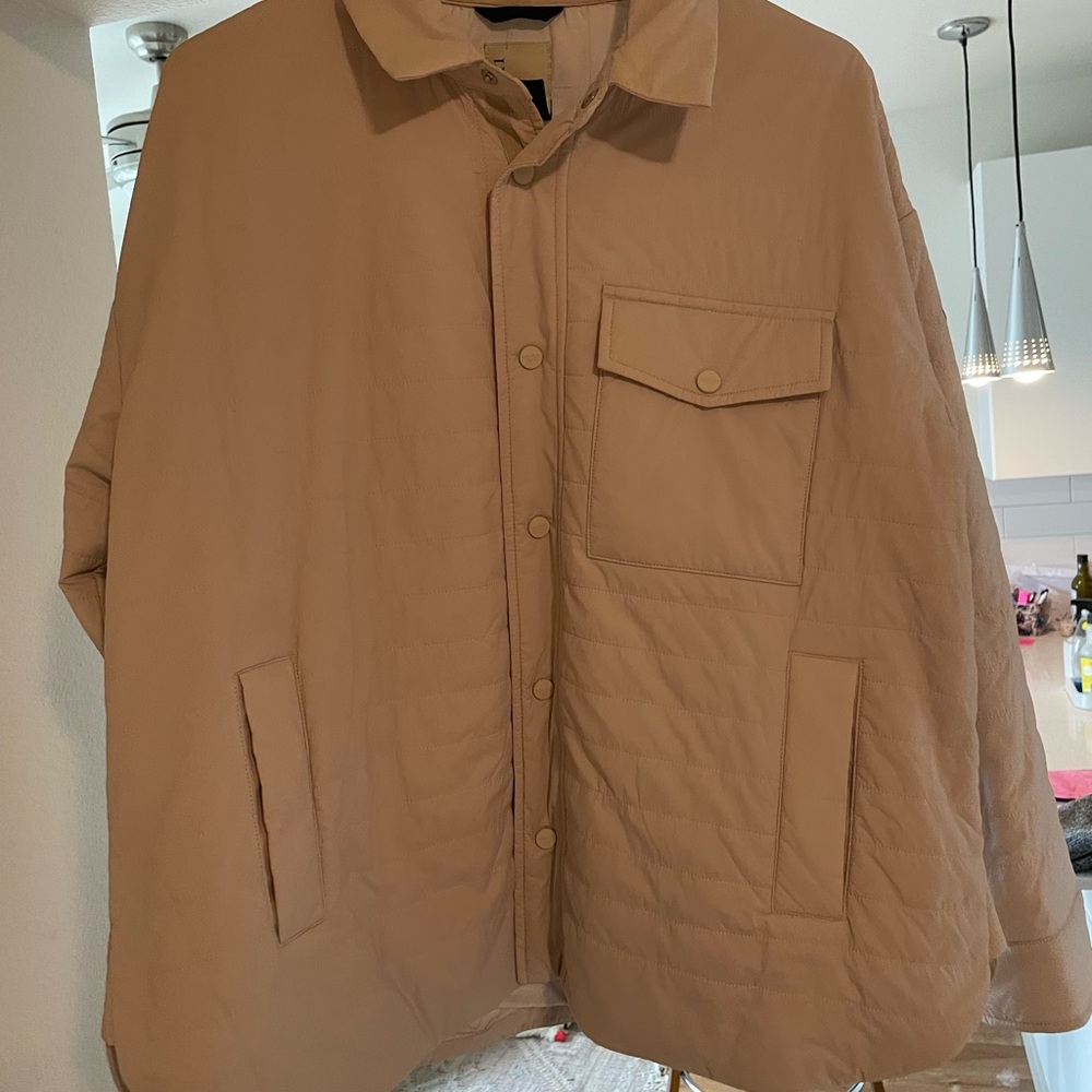 Tan Quilted Jacket-Women’s size Medium/Large